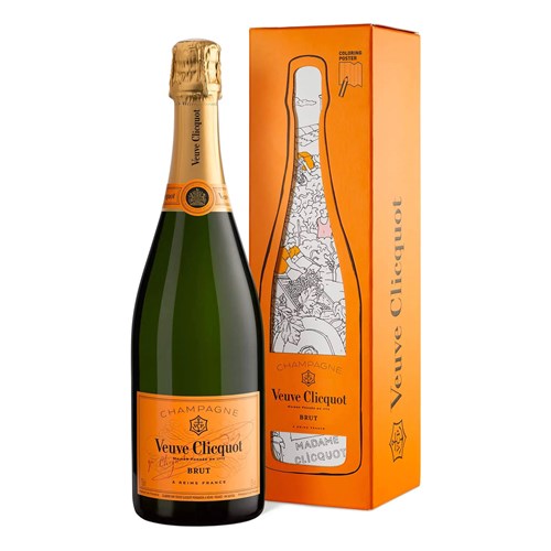 Veuve Clicquot Yellow Label Creative Colouring Edition 75cl - 5 Stars